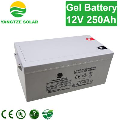OEM 12V 250Ah Deep Cycle Gel Battery 70kg