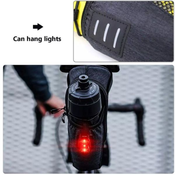 Сумка седловины велосипеда перемещения доказательства дождя с двойным карманом молнии