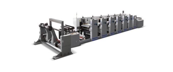 Single Faced Digital Flexo Printing Machine 6 Colours High Productivity Intelligent