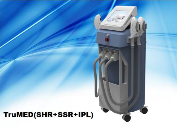 10.4 Vertical IPL Beauty Devices , SHR Hair Removal Laser Machines With Flash Lamps