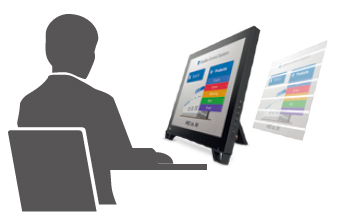 43 Inch Projected Capacitive Touch Panel Goodix 9271 Chipset I2C Interface