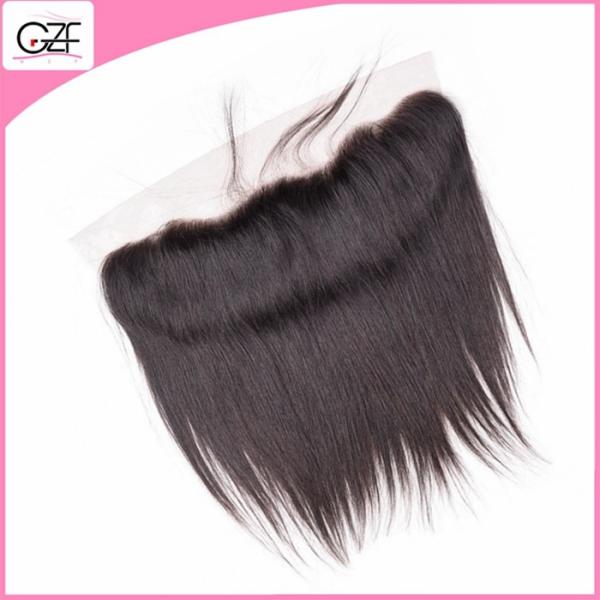 100% Virgin Human Hair Frontal Lace Closure with Baby Hair 13x4 Peruvian Virgin Hair Closure