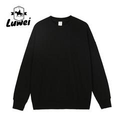 Crew Neck Organic Pure Felpa Uomo 350g Moletons Camisa De Entrenamiento 100%Cotton Sweatshirt Pullover Hoodie