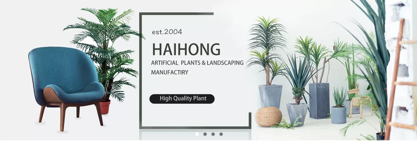 Plastic Artificial Potted Floor Plants Boston Fern Leaves For Decor