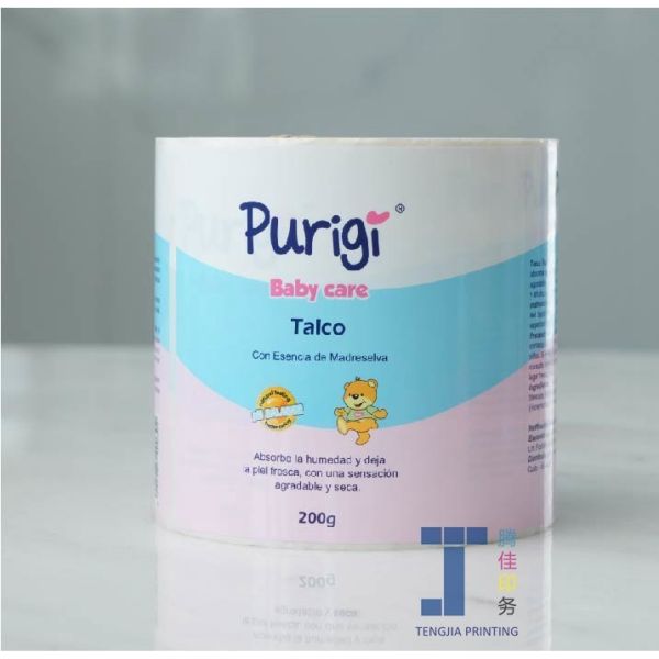 Customization Cosmetic Bottle Sticker Square Adhesive Labels  Eco Friendly