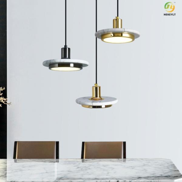 Luz nórdica de cobre do pendente do diodo emissor de luz do ferro tri para o hotel/restaurante