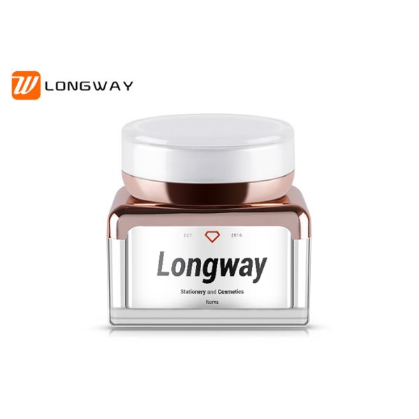 30ml Acrylic cream jar Double Layer Plastic Bottles / Plastic Cream Jar Free Sample Available