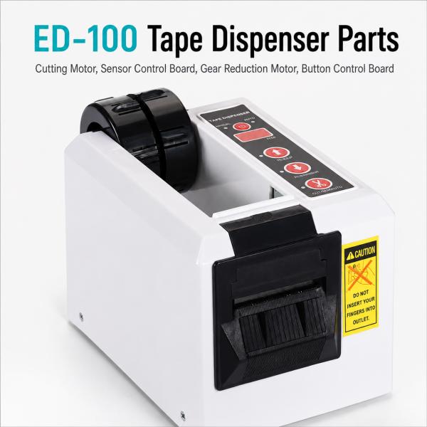 ED100 Automatic Tape Dispenser Spare Parts – Cutter Holder, Blade, Motor, Sensor and Control Board