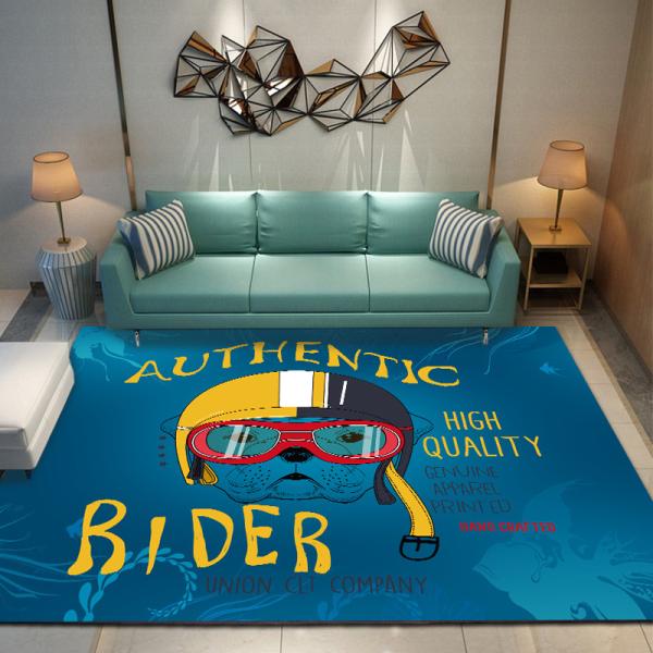 MOQ ONE Piece Printing outdoor kids Area play rug cheaper price polyester Bedroom Mat Rug
