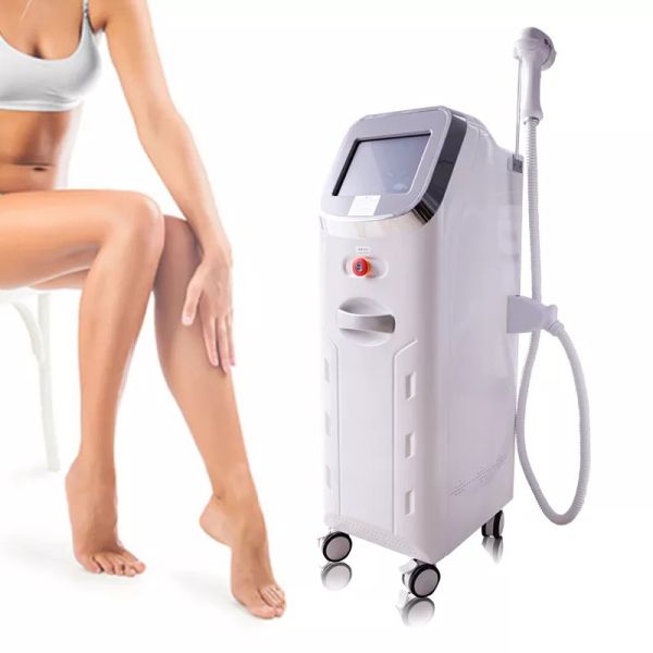 Beauty 808nm Diode Laser Hair Removal Machine Triple Wavelength Silver Edge 400W
