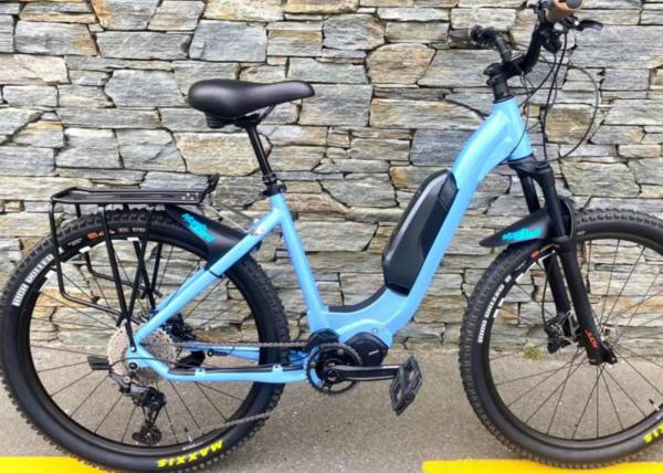 Quadro de bicicleta elétrica Shimano EP8 Mid-Drive para E8000 Step-Thru City E-bike Belt/Chain Drive