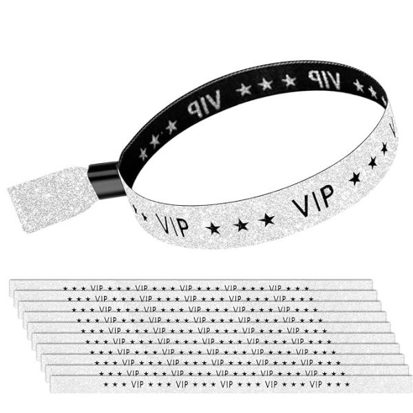 Environmental Protection One Time Brands Logo Text Printing Bracelets with Orange Logo