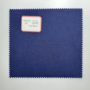 Polyester Cotton Twill TC80/20 21X16 120X60 Dyeing Medical Clothing Fabric
