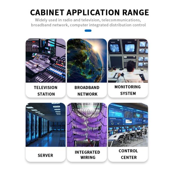 Сетевой серверный шкаф с выдвижными дверями