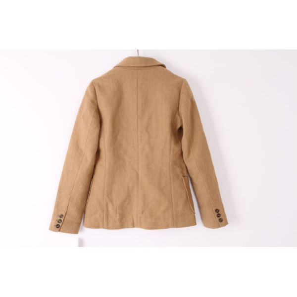 57% Cotton 43% Liene Ladies Casual Khaki Blazer