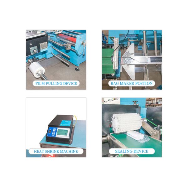 PE Film Heat Tunnel Heat Shrink Packaging Sealing Machine For Food / Pharmaceuti