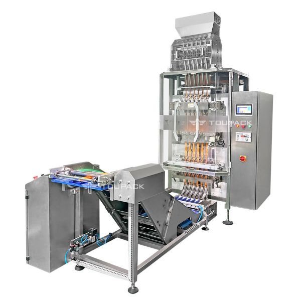 Высокоскоростная многоколонная система взвешивания пакетов VFF Multi Lane Powder Packing Machine