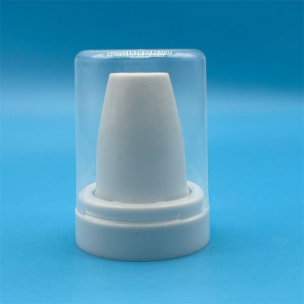 High-Flow Wide-Spread Aerosol Mousse Dispenser Nozzle for Efficient Body Wash & Shaving Cream Application