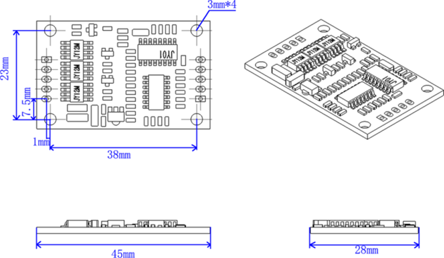 12V/24V DC Input BLDC Контроллер двигателя 0-100% Регулировка скорости рабочего цикла PWM