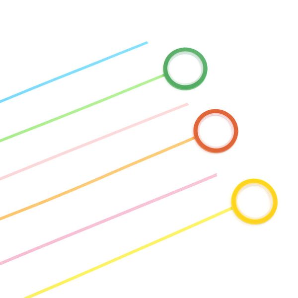 УЛЬТРАФИОЛЕТОВАЯ устойчивая слипчивая лента Washi радуги для упаковки подарочной коробки