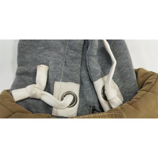 Mens Bubble Vest With Hood