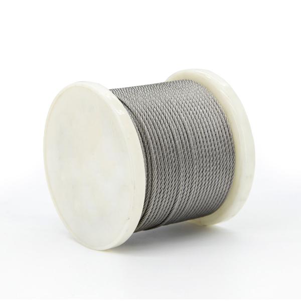 Rigging Lifting And Safety 7×7 Stainless Steel Wire Ropes 1.2mm-1.8mm