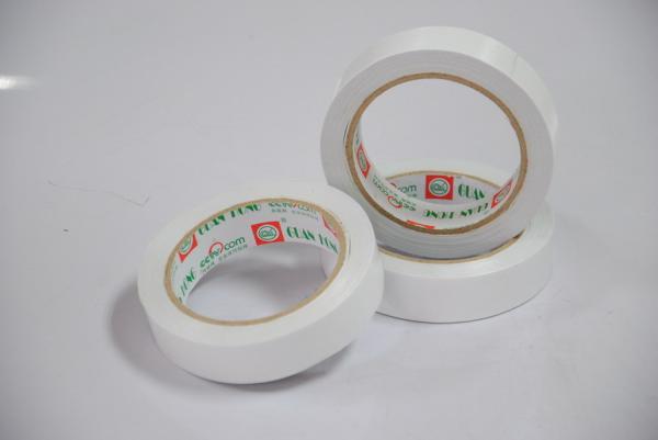 white customized industrial strength Double Sided Tissue Tape ，80mic 120mic 140mic