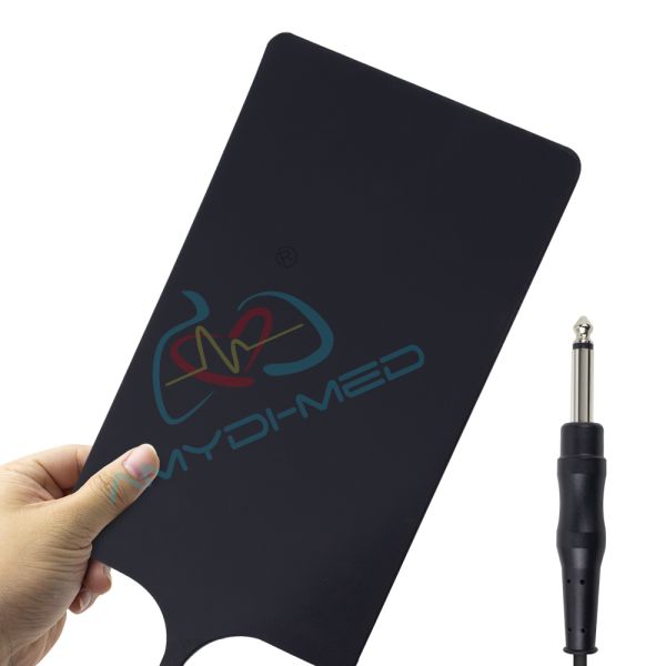 Medical Electrosurgical Patient Plate 6.3mm Reusable Silicone Negative Plate