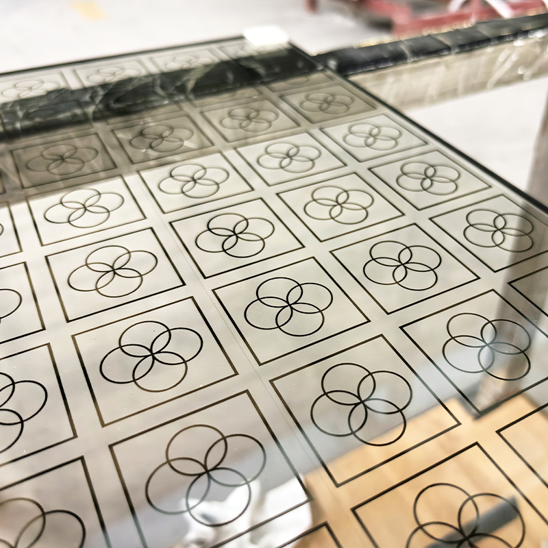 Screen Printed Art Decorative Glass For Interior Decoration