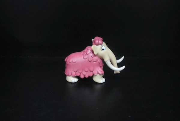 Mammoth Elephant Collectible Vinyl Toys With Long White Tooth 8*7*5cm