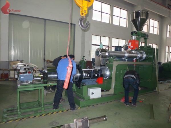 185KW PVC Plastic Pellet Machine , 0.015mm Two Stage Pelletizer Machines