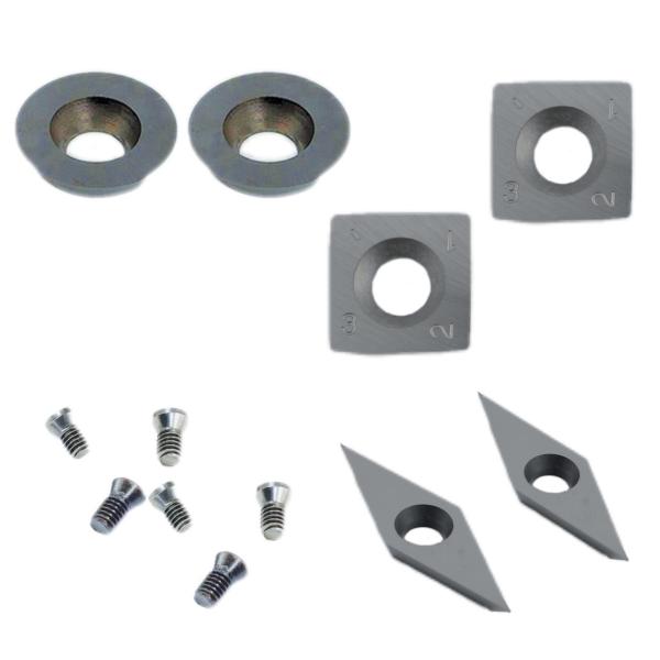 O Woodworking do carboneto de tungstênio do ODM do OEM utiliza ferramentas inserções de Woodturning com pontas afiadas