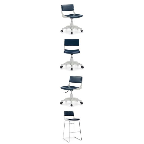 Modern Design Style Swivel Adjustable Salon Visitor Office Chair with Back PC Chair