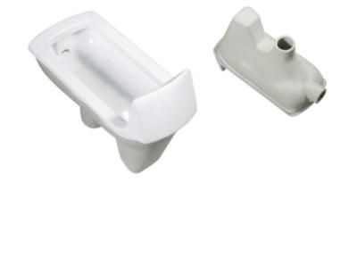 Glossy White Squat Pan Toilet Water Storage Bend Squatting Pan Water Closet