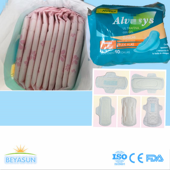 Пусковые площадки органического женственного Хыпоаллергеник 100 хлопок санитарных салфеток дам санитарные