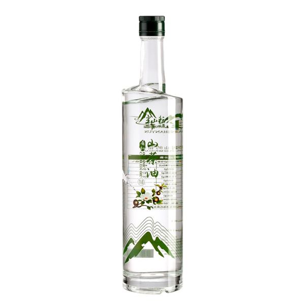 250ml 500ml 750ml 1000ml Square Dark Green Glass Olive Oil Bottle with Hot Stamping