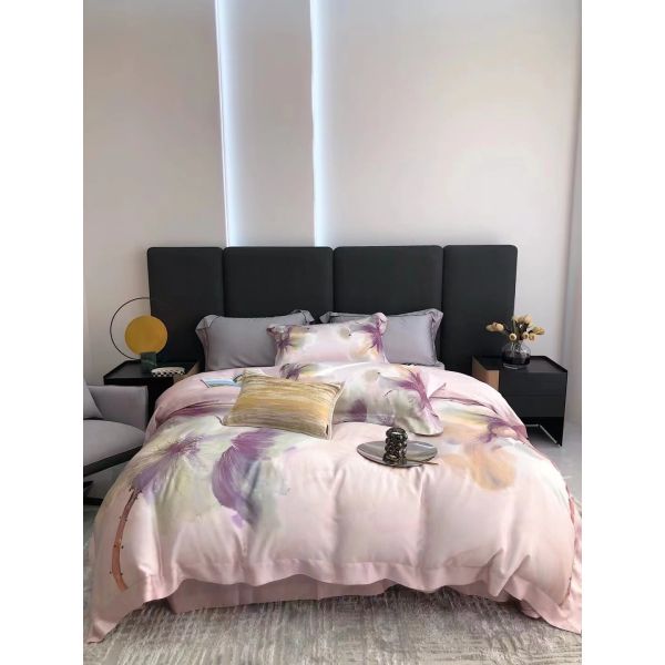 100%TENCEL 300TC 60S Плотность ткани Тенцель Цветы Покрытие одеяла