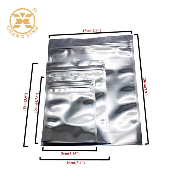 Gravure Esd Zip Lock Electronic Packaging Bag ROHS For Electronic Components