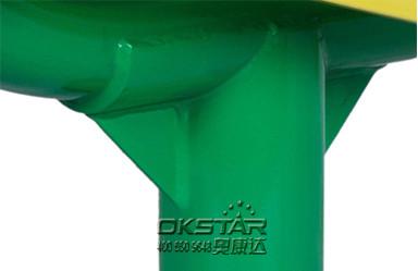 outdoor fitness equipments steel based zinc powder coating Elliptical Trainer-OK-T07C
