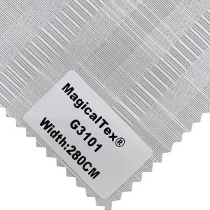 de 220gsm taxa branca 50% do escurecimento da tela do rolo do poliéster semi