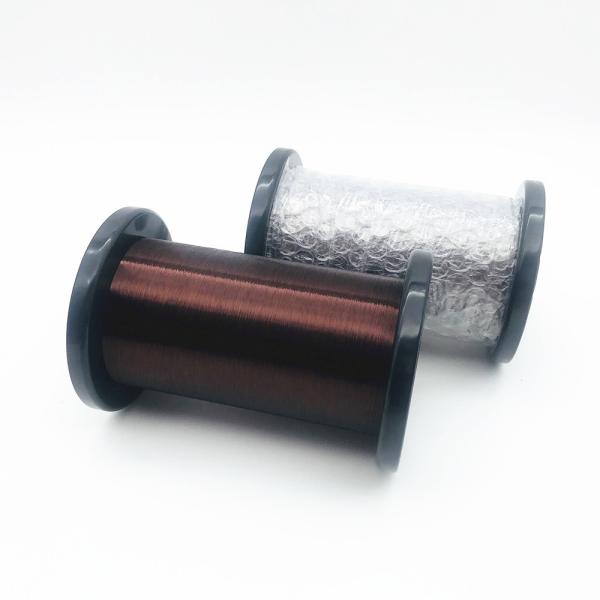 42 fio liso da bobina do recolhimento da guitarra do cobre do esmalte do ímã Calibre de diâmetro de fios 0.063mm