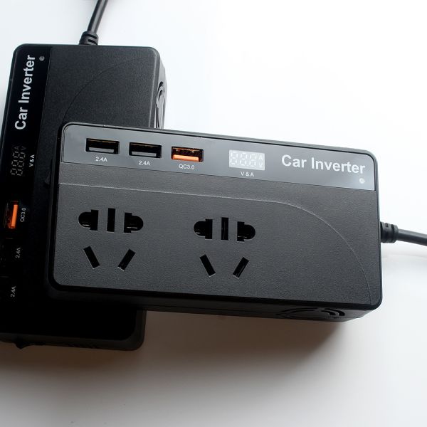 Top Sale 150W 12V Inverter Car Holder Wireless Charger Power 150W Wireless Car Charger For Mobile Phone