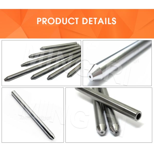 7.14*0.76*101.6mm Long Life CNC High Pressure Abrasive Head Waterjet Cutting Spare Parts Tungsten Carbide Waterjet Nozzle Cutter