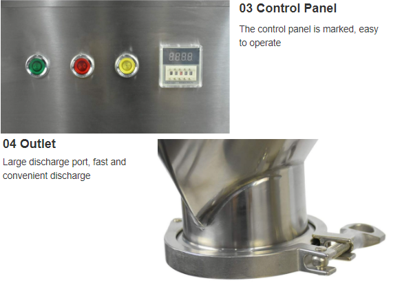 Типа V фармацевтическая химическая сухая машина смесителя порошка с автоматическим