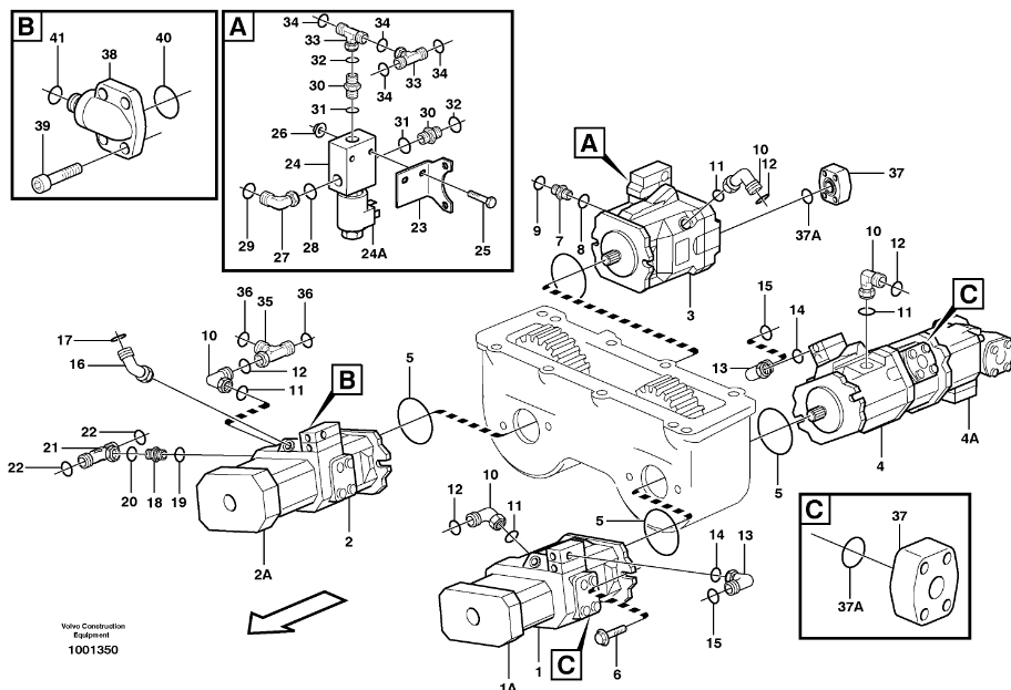 VOE 11707968 Для Volvo A35D A40D Дэмп-Трамп Винч-Трамп Гидравлический насос Водный насос Плюнжерный насос Гидравлический насос
