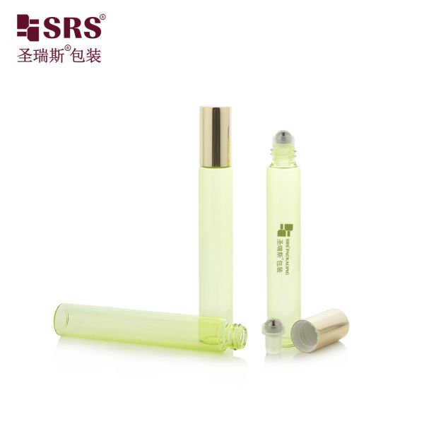 BLP-10ML Empty Transparent Glass Tube Eye Oil Roller Ball Bottle No Leakage Pocket Size