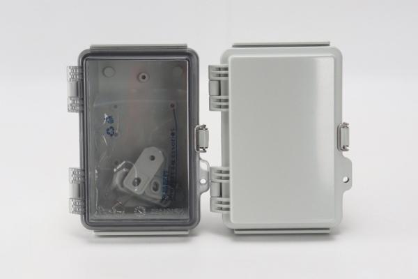 150x100x90mm Hinged Cover Electrical Enclosures with Stainless Steel Latch Waterproof Plastic Enclosure