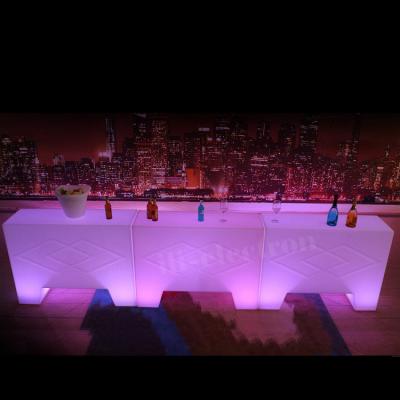 Remote control plastic led corner bar