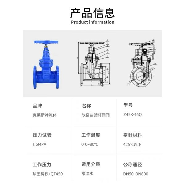 Код цилиндрической головки Ручной клапан из литой стали Дуктильный железный клапан