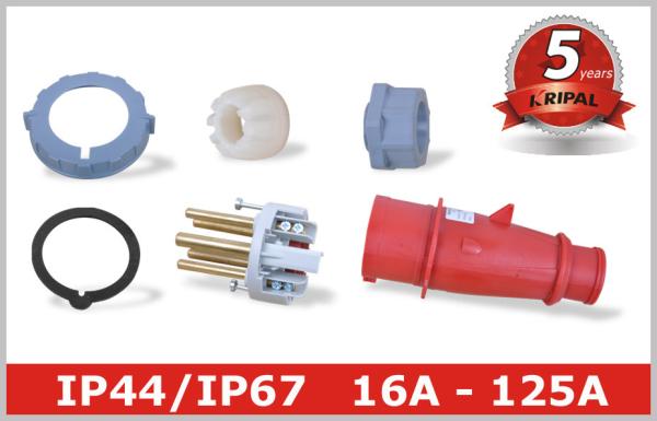 3 Pin 4 Pin 5 Pin IEC CEE Male Electrical Receptacle Industrial Plug Outlets
